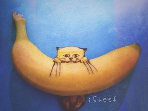 Dari Kulit Pisang Seniman Ini Ciptakan Karya yang Menggemaskan