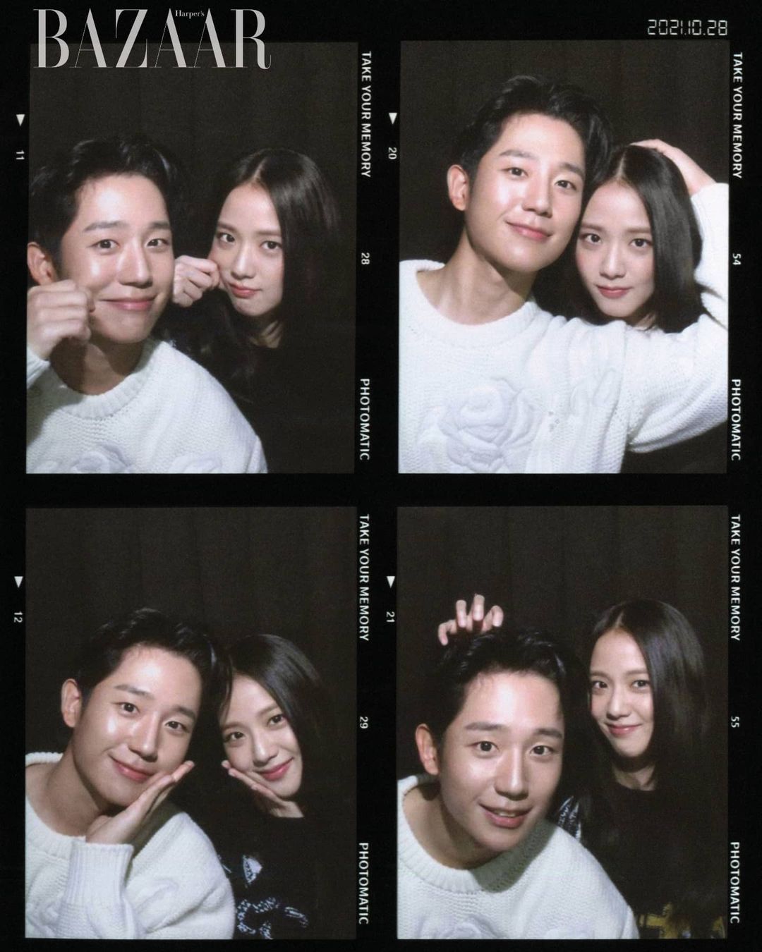 Momen kebersamaan Jung Hae In dan Jisoo di belakang layar Snowdrop.