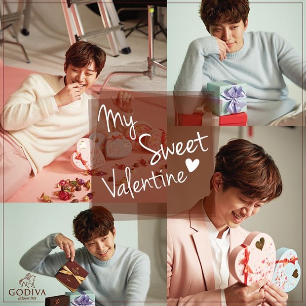 Lee Junho terpilih sebagai model baru merek cokelat Godiva Korea/instagram/godivakorea Lee Junho 2PM jadi model Godiva Korea di tahun 2018 silam.
