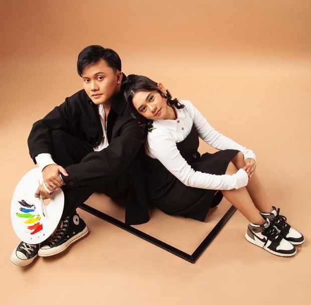 Pemotretan Rizky Febian dan Ziva Magnolya dalam single 