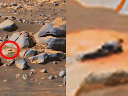 Heboh Penampakan Alien Rebahan di Mars, Ini Faktanya