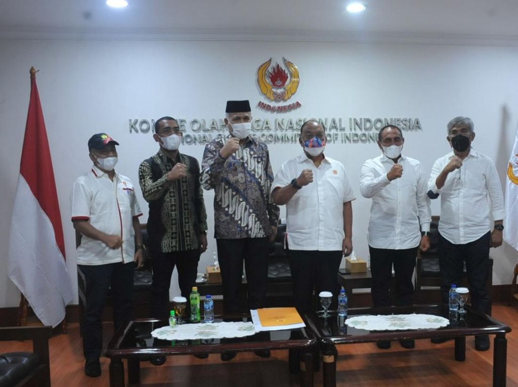 Gubernur Aceh-Sumut Temui KONI Pusat, Bahas Cabang Olahraga PON 2024