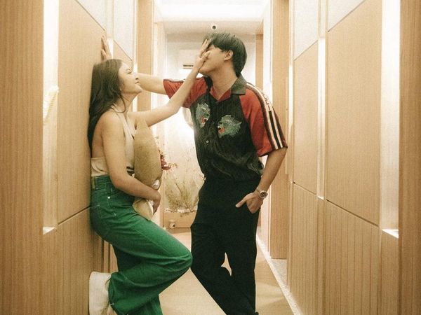 Senyum Mahalini Resmi Jadi Pacar Rizky Febian