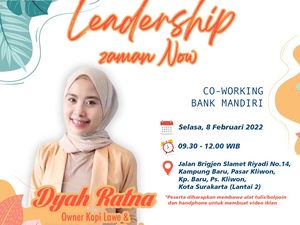 Hari Ini, Talkshow Leadership Zaman Now Sasar Pelaku UMKM Solo