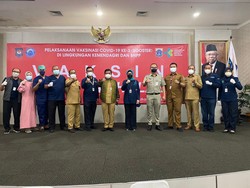 Tekan Penyebaran COVID-19, ASN Kemendagri Disuntik Vaksin Booster