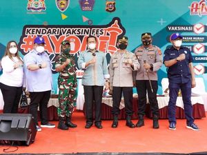 Bamsoet Tinjau Vaksinasi COVID-19 di Sultra, Dosis 1 Sudah 73,1%