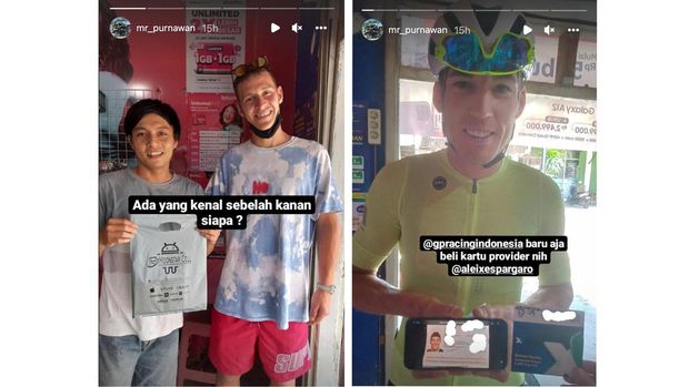 Bintang MotoGP Beli Pulsa di Mandalika