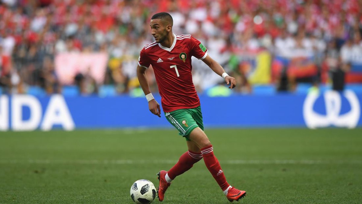 Hakim Ziyech pensiun dari timnas Maroko. (Foto: Getty Images/Stu Forster)