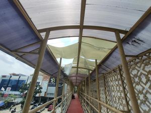Perbaikan JPO Bolong di Jl Margonda Depok Diperkirakan Akhir Maret Perbaikan JPO Bolong di Jl Margonda Depok Diperkirakan Akhir Maret