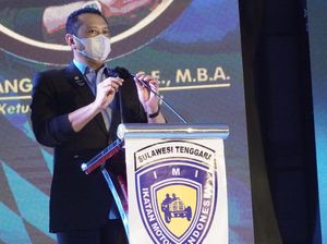 Lantik Pengurus IMI Sultra, Bamsoet Singgung Proyek Sirkuit Nanga-Nanga