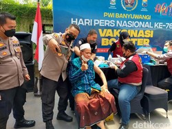 Peringati HPN ke-76, 760 Warga Banyuwangi Divaksin Booster