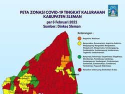 Waspada Lur! Sleman Hari Ini Didominasi Zona Merah Corona
