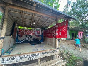 Situasi Desa Wadas, Sepi dari Aktivitas Warga Situasi Desa Wadas, Sepi dari Aktivitas Warga