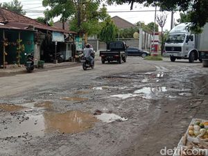 Jalan Gribig Kudus Rusak Parah, Terakhir Diperbaiki 2018
