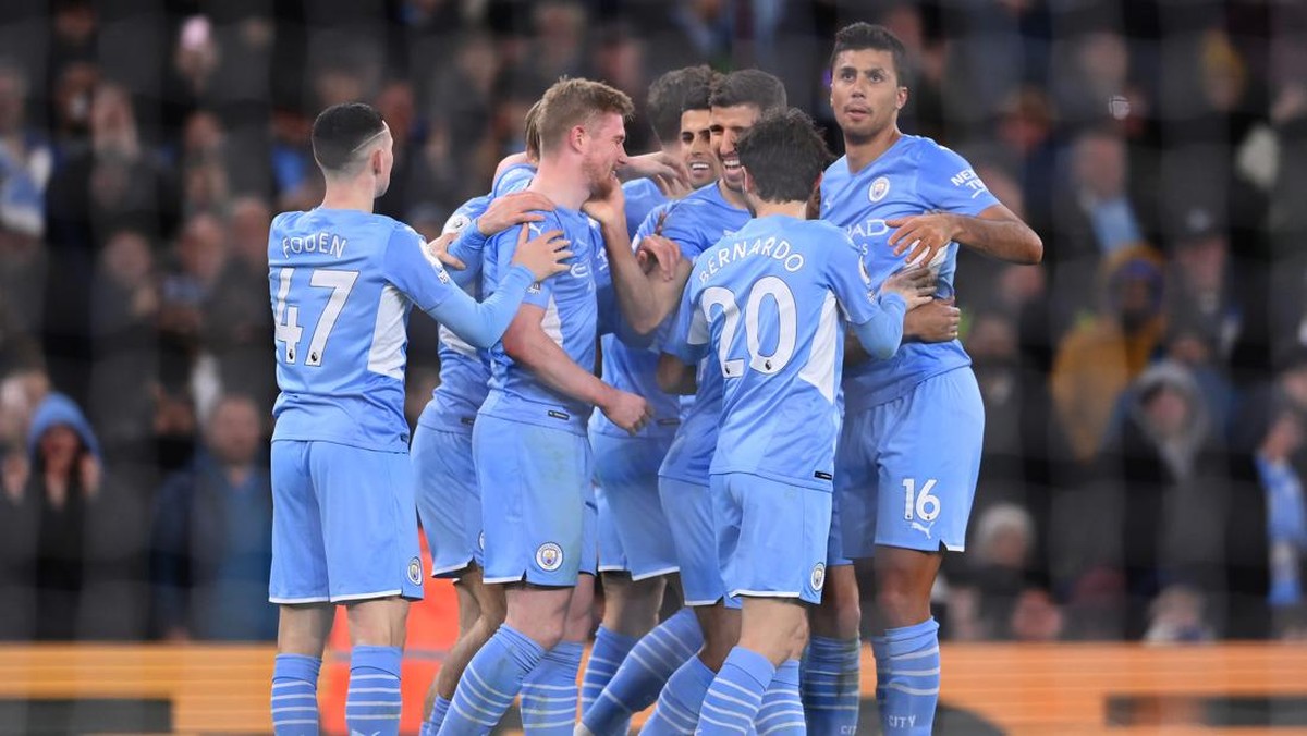 Manchester City benar-benar mendominasi Liga Inggris musim ini (Foto: Getty Images/Laurence Griffiths)