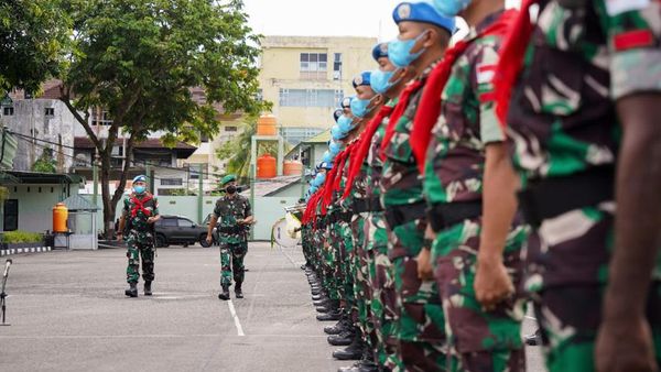 Pangdam Pattimura Lepas Satgas Konga XXIII-P/UNIFIL ke Libanon