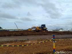 Penyelesaian Jalanan Depan Sirkuit Mandalika Dikebut Sehari Jelang Tes MotoGP