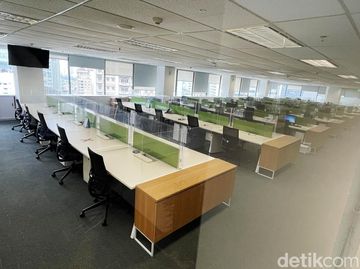 PPKM Level 3, Kantor Non-Esensial Kembali WFH, Ruangan Lengang