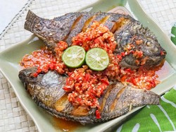 Resep Mujair Goreng Sambal Kencur yang Sedap Nampol
