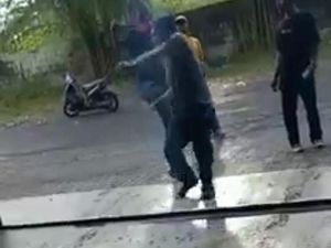 Preman Palak-Tendang Sopir Truk yang Viral di Medan Ditangkap