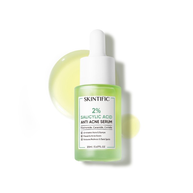 Skintific 2% Salicylic Acid Anti Acne Serum / foto : lazada.co.id/skintific.indo