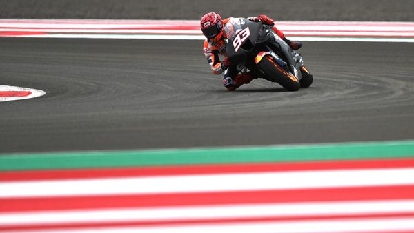 Foto: Rider MotoGP Kotor-kotoran di Tes Mandalika