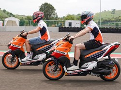Racing Abis! Simak Modifikasi Vario 160 Edisi Khusus Marquez dan Espargaro di Mandalika