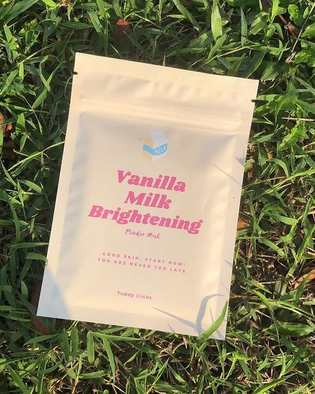 Masker organik mencerahkan