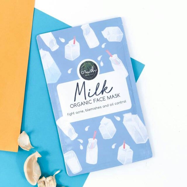 Masker organik mencerahkan