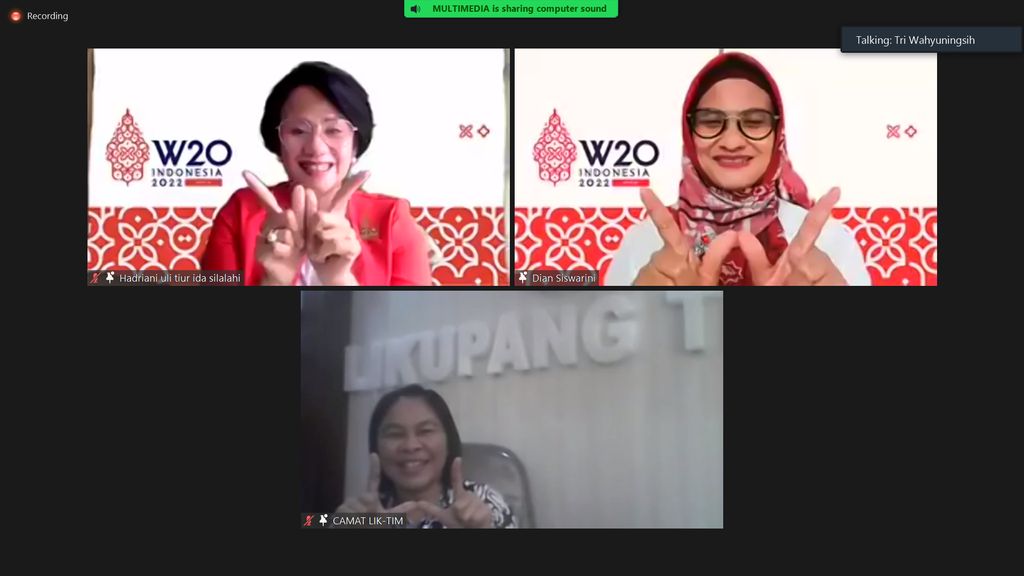 Media Update Rangkaian Kegiatan Multilateral - Women20 Indonesia