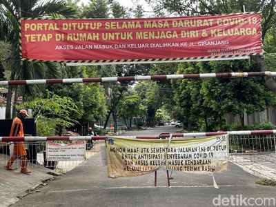 Omicron Merebak di Jakarta, Permukiman di Blok S Jaksel Diportal