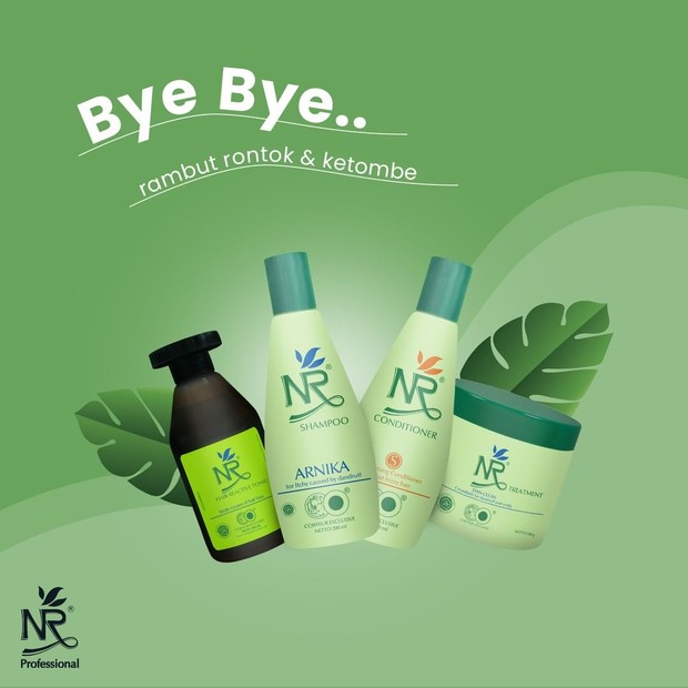 Valentine dengan Perawatan Rambut Anti Ketombe/Instagram.com/nr_hairpro