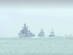 Lebih dari 30 Armada Laut Rusia Latihan di Selatan Ukraina