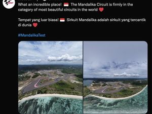 Banjir Pujian, Sirkuit Mandalika Disebut Tercantik di Dunia