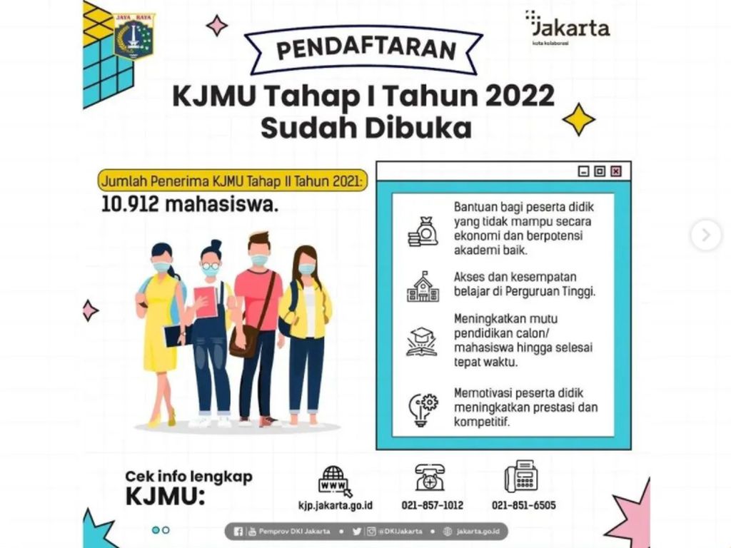 KJMU Tahap I 2022 Dibuka, Mahasiswa Simak Besaran & Cara Daftarnya