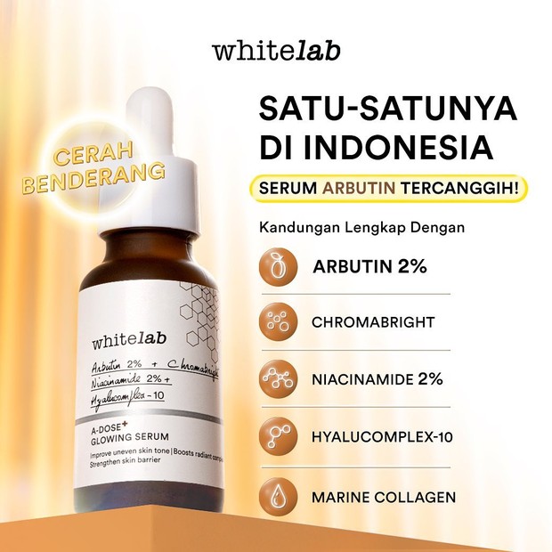 Tampilan Produk A-Dose+ Glowing Serum/ Foto: instagram.com/whitelab_id Tampilan Produk A-Dose+ Glowing Serum