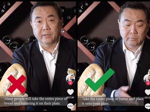 Tunjukkan Cara Makan Roti Pakai Mentega, Pakar Etiket Ini Malah Dianggap Ribet