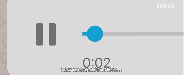 Voice Note dari Simon/foto: youtube.com/Netflix Indonesia Simon yang akhirnya mendapat serangan balik dari korbannya