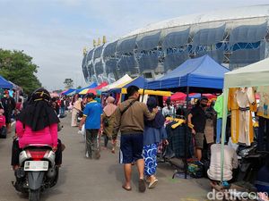 Bandung PPKM Level 3, Paser Kaget GBLA Ramai Didatangi Warga