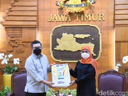 Khofifah Bahas Angka Kemiskinan yang Turun Saat Bertemu Pemred detikcom