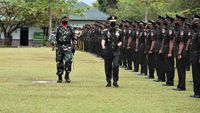 Pangdam Lantik 136 Bintara Remaja TNI AD