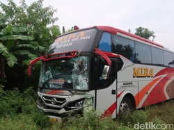 Bus Tabrak 8 Kendaraan di Ring Road Ketandan, Sopir Jadi Tersangka