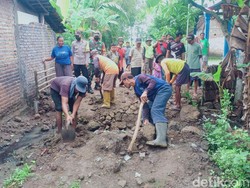 Selokan yang Halangi Akses Jalan di Magetan Akhirnya Diuruk, Kasus Selesai