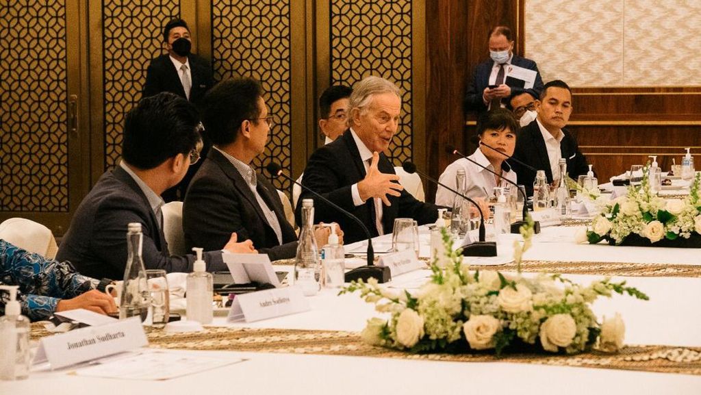 Tony Blair Bergabung dengan Advocacy Caucus B20 Indonesia