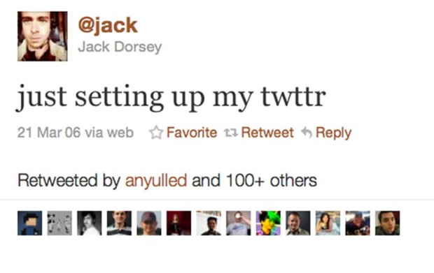 Tweet Pertama Jack Dorsey/Foto: cnn.com/ CNN Drop Out Kuliah Hingga Jadi Miliarder, Ini Kisah Jack Dorcey Pendiri Twitter