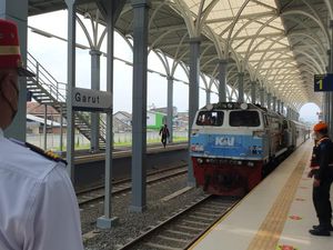 Jalur KA Cibatu-Garut Diujicoba, Diharap Bisa Beroperasi Saat Ultah Garut