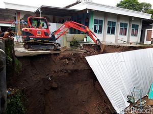 Bangunan PAUD-TK di Boyolali Kota Rusak Akibat Longsor