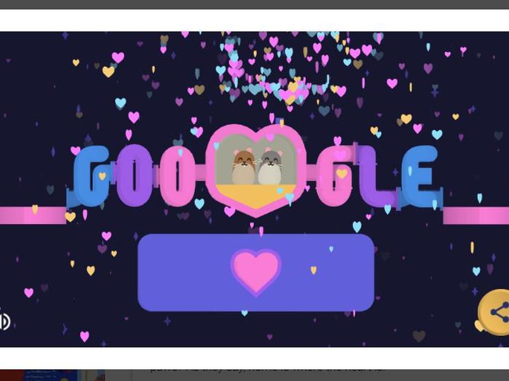 Seru-seruan Main Mini Games Valentine di Google Doodle