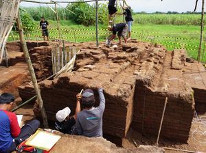 Penampakan Candi Peninggalan Mpu Sindok di Mojokerto Usai Diekskavasi