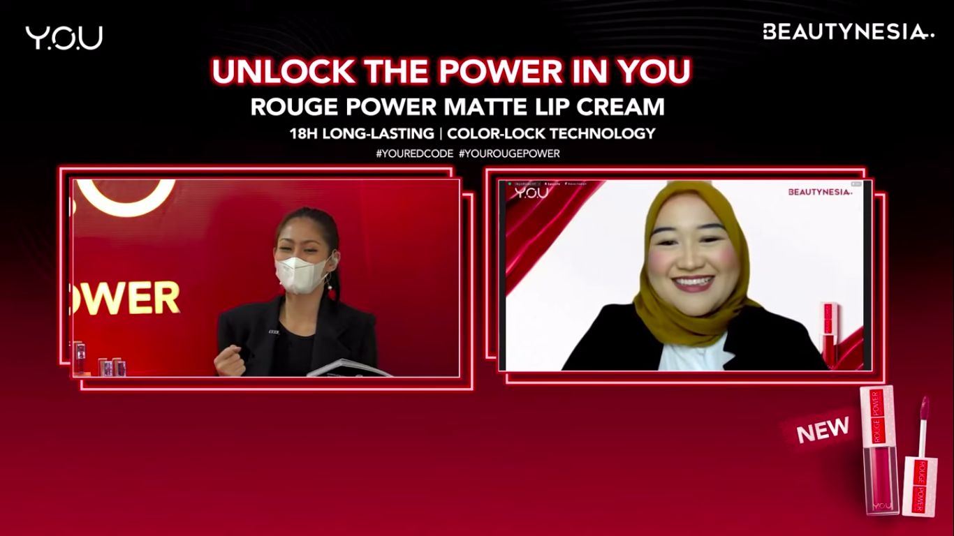 Unlock The Power in You - Rouge Power Matte Lip Cream -Nurul Fajrini